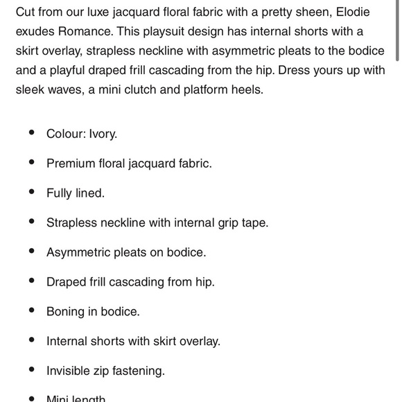 Chic Strapless White Mini Dress - Picture 4 of 5